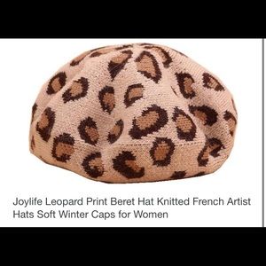 Cheetah print Beret